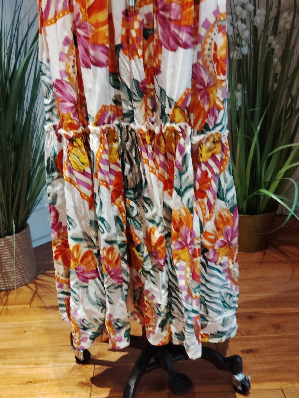 Abel The Label For Anthropologie Smocked Maxidress - Picture 4 of 13